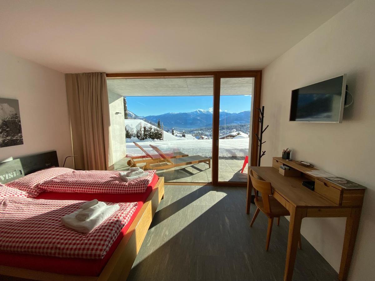 Casa Admisa, Spektakulaere Aussicht, Ski In And Out, Hochwertige Einrichtung, Valserstein Und Eiche Flims Exterior photo