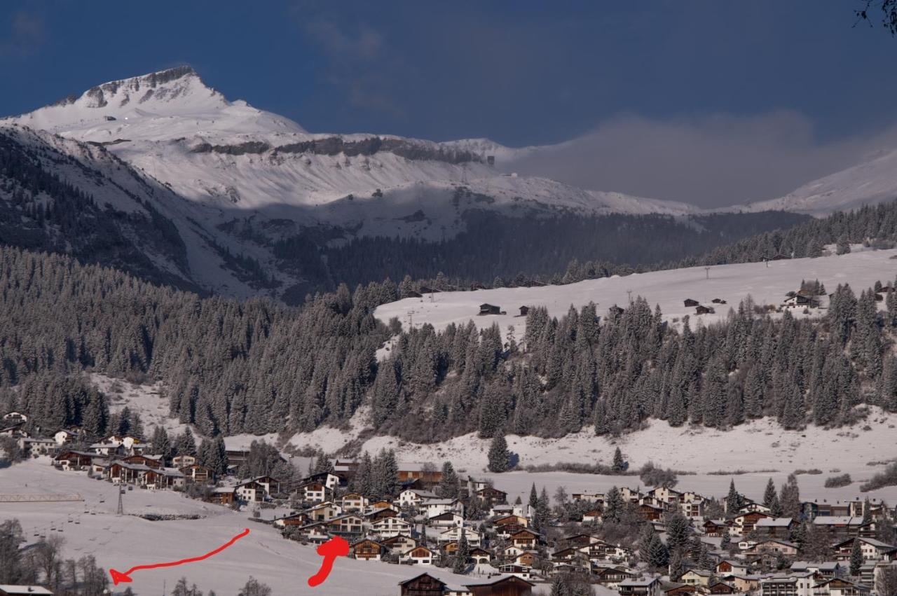 Casa Admisa, Spektakulaere Aussicht, Ski In And Out, Hochwertige Einrichtung, Valserstein Und Eiche Flims Exterior photo